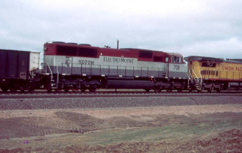 EMD 7011 working the coal fields